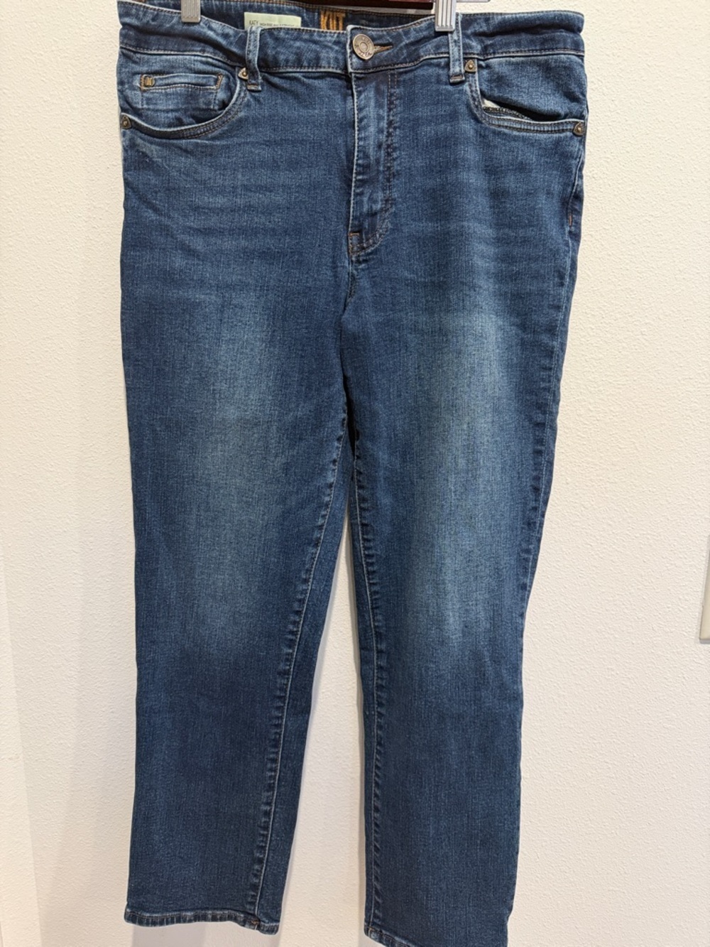 Kut from the Kloth Women's Medium Blue Straight Leg Jeans